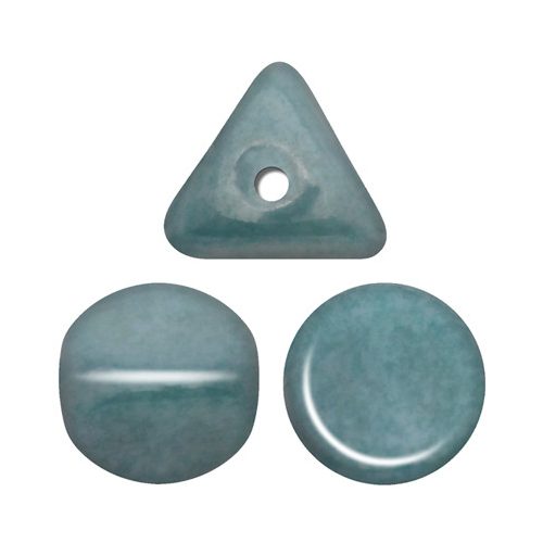 Ilos® par Puca®gyöngy - Opaque Blue Ceramic Look - 5x5 mm