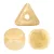Ilos® par Puca®bead- Opaque Beige Splash - 5x5 mm