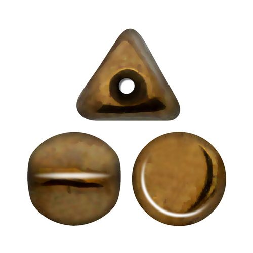 Ilos® par Puca®gyöngy - Golden Bronz - 5x5 mm