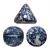 Ilos® par Puca®bead- Tweedy Blue - 5x5 mm