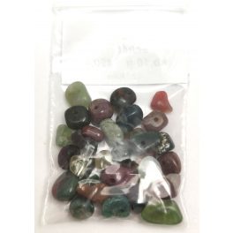 Indian Agate - splitter beads - 15g