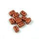 Ios® par Puca®bead - matte rust - 5.5x2.5 mm