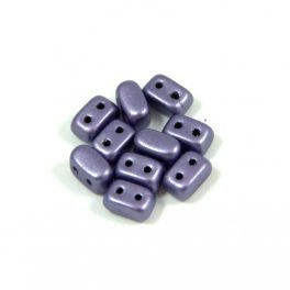 Ios® par Puca®bead - matte metallic purple - 5.5x2.5 mm