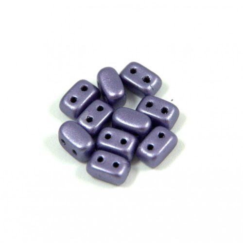 Ios® par Puca®gyöngy - matte metallic purple - 5.5x2.5 mm