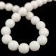 Jade - round bead - faceted - 10mm - strand