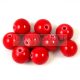 Jade - round bead - Crimson - 6mm