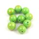 Mashan Jade - round bead - Gold Powder - Lime - 8mm - strand