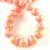 Mashan Jade - round bead - Gold Powder - Peach - 10mm