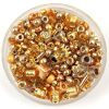 Japán gyöngy mix - Arany - 10g Japán gyöngy mix - Arany - 10g