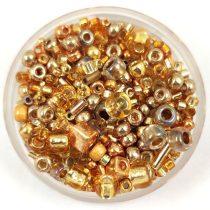 Japanese mixed beads - Gold - 10g