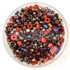 Japán gyöngy mix - barna - 10g Japán gyöngy mix - barna - 10g