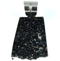 Japanese mixed beads - Black - 10g