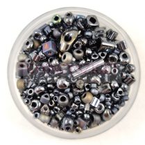 Japanese mixed beads - Hematit - 10g