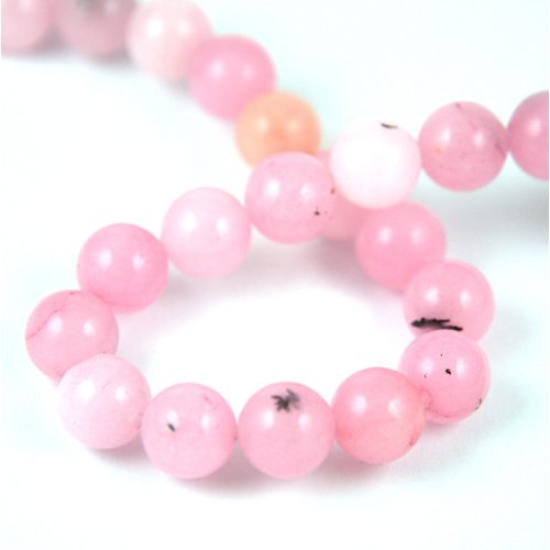 Jasper round bead -  Cherry Blossom - 8mm