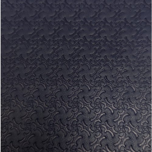 Lamb napa leather - Dark Navy Print - 10x10cm