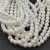Shelll - round bead - Matt Cream - 4mm