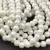 Shelll - round bead - Matt Cream - 6mm - strand