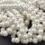 Shelll - round bead - Matt Cream - 8mm - strand