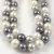 Shelll - round bead - Mix - 8mm - strand