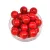 Shell bead - crimson - 8mm