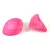 Plastic Cala bead - Fuchsia - 24x18mm