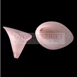 Plastic Cala bead - Light Rose - 24x18mm
