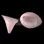 Plastic Cala bead - Light Rose - 24x18mm
