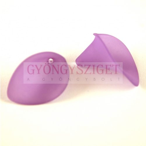 Műanyag kála - Purple - 24x18mm