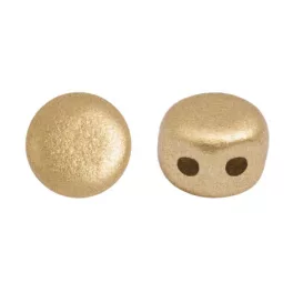 Kalos® par Puca®gyöngy - Light Gold Mat  - 4 mm