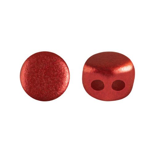Kalos® par Puca®gyöngy - Red Metallic Mat - 4 mm