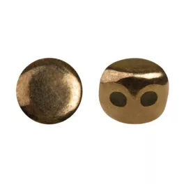 Kalos® par Puca®gyöngy – Dark Gold Bronze - 4 mm
