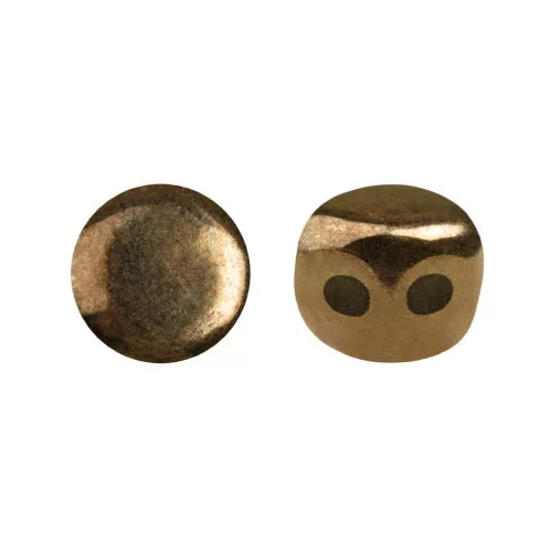 Kalos® par Puca®gyöngy – Dark Gold Bronze - 4 mm