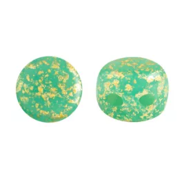 Kalos® par Puca®gyöngy – Frost Jade Splash  - 4 mm