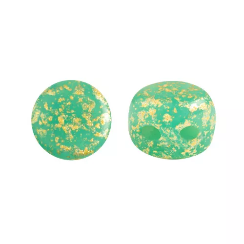Kalos® par Puca®gyöngy – Frost Jade Splash  - 4 mm