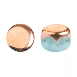 Kalos® par Puca®gyöngy – Frost Azurin Capri Gold - 4 mm