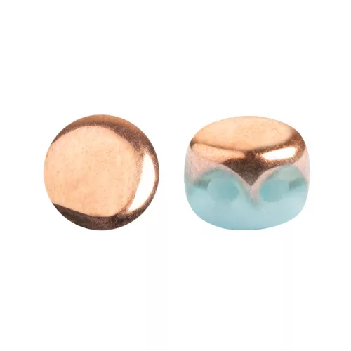 Kalos® par Puca®gyöngy – Frost Azurin Capri Gold - 4 mm