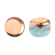 Kalos® par Puca®gyöngy – Frost Azurin Capri Gold - 4 mm