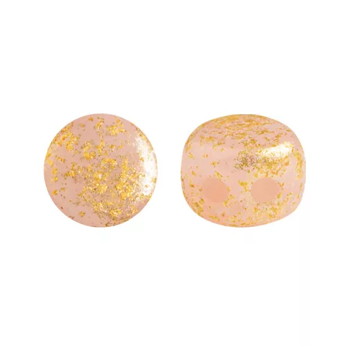 Kalos® par Puca®gyöngy – Frost Sweet Pink Splash - 4 mm