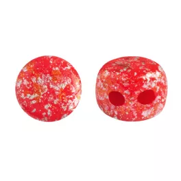 Kalos® par Puca®gyöngy – Frost Cherry Tweedy - 4 mm