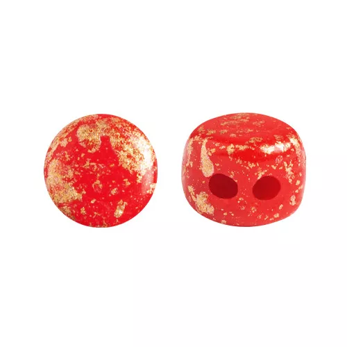 Kalos® par Puca®gyöngy – Frost Cherry Splash - 4 mm