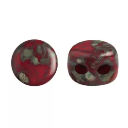   Kalos® par Puca®gyöngy – Frost Cherry Travertiner - 4 mm