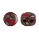 Kalos® par Puca®gyöngy – Frost Cherry Travertiner - 4 mm