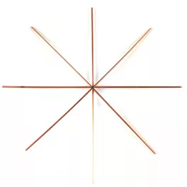 Christmas Wire Star - 0.8mm wire - 8cm