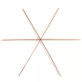 Christmas Wire Star - 0.8mm wire - 8cm