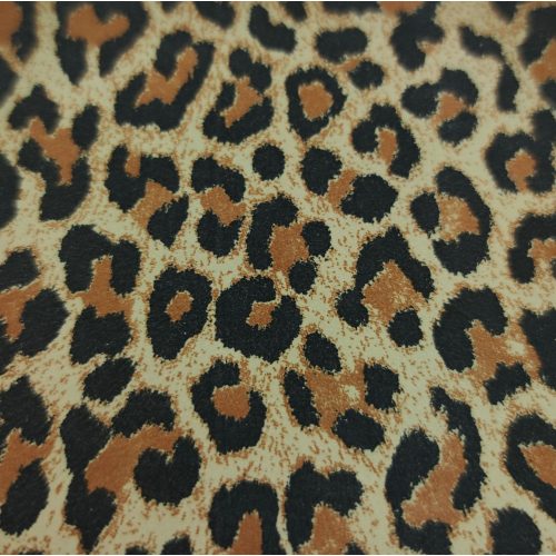 Goat napa leather - Leopard - 10x10cm