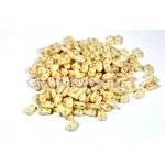 CzechMates 2 Hole Bar Czech Glass Bead - alabaster champagne luster - 6mm