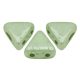 Kheops® par Puca® -  Glass Bead - white greenesgrey marble -6mm