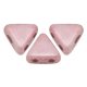 Kheops® par Puca® -  Glass Bead - fehér rózsaszín lüszter -6mm