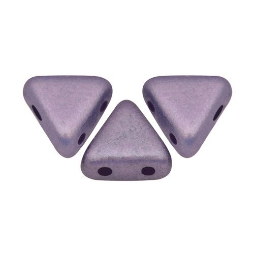 Kheops® par Puca® -  Glass Bead - matte metallic purple -6mm