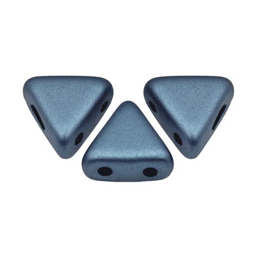 Kheops® par Puca®gyöngy - matte metallic blue -6mm